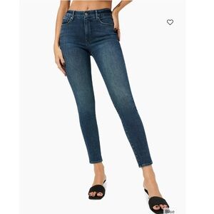 Good American Women's Blue Straight Leg Jeans